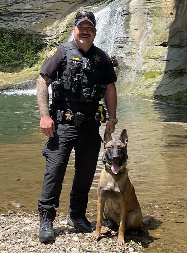 Deputy Conrad and K9 Scoot