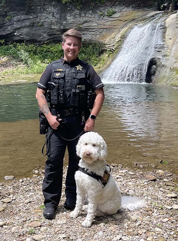 Deputy Peck and K9 Nala